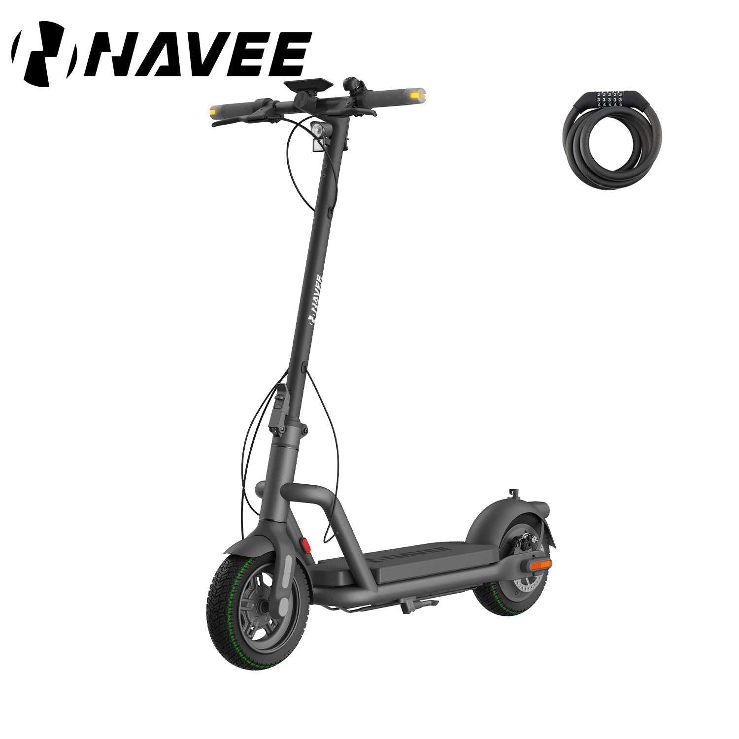 NAVEE N65i E-Scooter ABE Zertifiziert| Patentierte Damping Arm™ Federung 2-Fach faltbar | 65km Reichweite - NAVEE DE