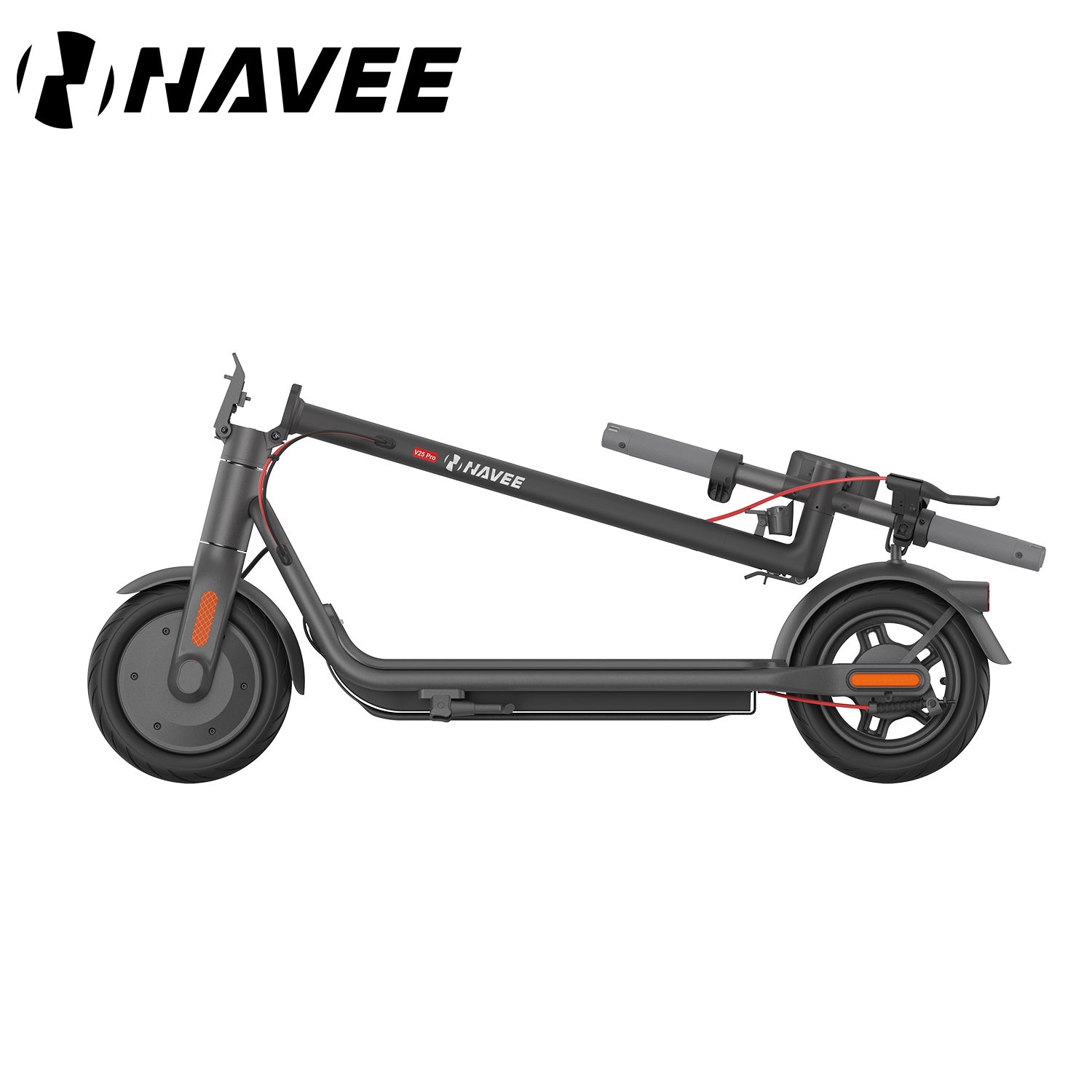 NAVEE V25i Pro E-Scooter mit Straßenzulassung – Doppelfalt-Design, IPX5 wasserdicht, 10" Luftreifen, App-Steuerung - NAVEE DE
