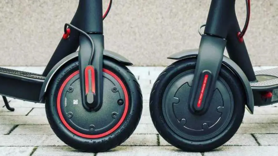 E-Scooter mit Luftreifen oder Vollgummi