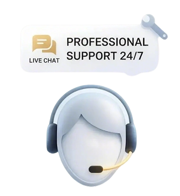 Professionelles Kundensupport-Team